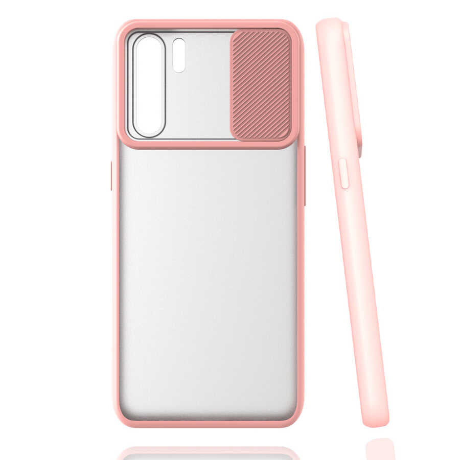 Oppo A91 Kılıf Zore Lensi Kapak