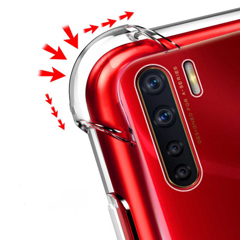 Oppo A91 Kılıf Zore Nitro Anti Shock Silikon