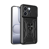 Oppo Reno 15 Pro Kılıf Magnetik Standlı Kamera Korumalı Zore Sürgülü Vega Kapak