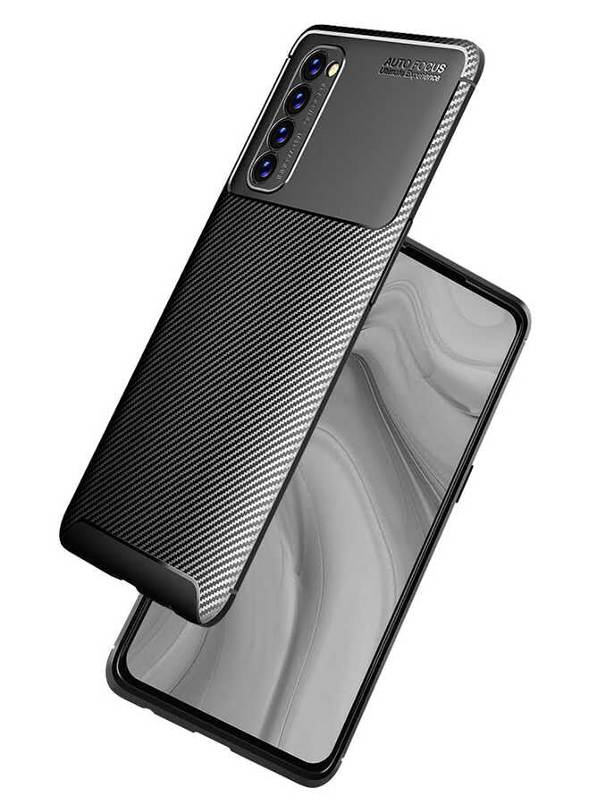 Oppo Reno 4 Pro 4G Kılıf Zore Negro Silikon Kapak