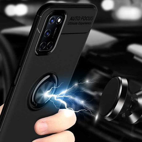 Oppo Reno A92 Kılıf Zore Ravel Silikon Kapak