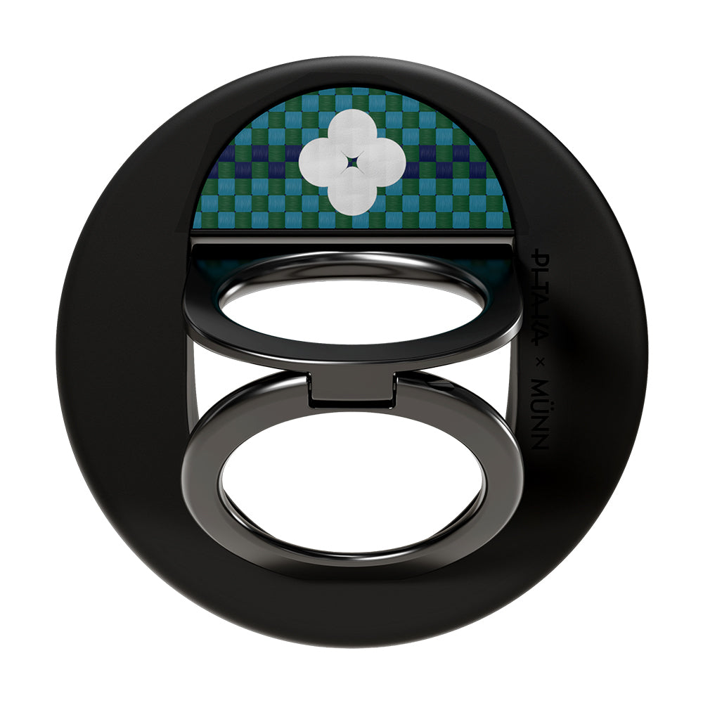 Pitaka Aramid Fiber Flora in Grid Serisi MagEZ Grip 3 Magnetik Ring Stand Telefon Tutucu