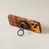 Pitaka Aramid Fiber Flora in Grid Serisi MagEZ Grip 3 Magnetik Ring Stand Telefon Tutucu