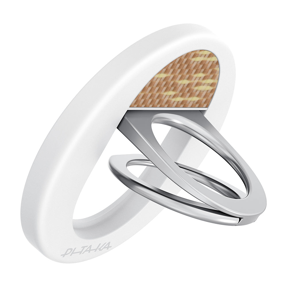 Pitaka Aramid Fiber Glints of Gold Serisi MagEZ Grip 3 Magnetik Ring Stand Telefon Tutucu