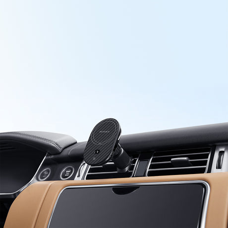 Pitaka MagEZ Pro 2 M-safe Şarj Özellikli Qi2 Aramid Fiber Araç Telefon Tutucu