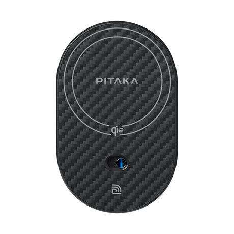 Pitaka MagEZ Pro 2 M-safe Şarj Özellikli Qi2 Aramid Fiber Araç Telefon Tutucu