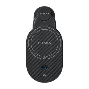 Pitaka MagEZ Pro 2 M-safe Şarj Özellikli Qi2 Aramid Fiber Araç Telefon Tutucu