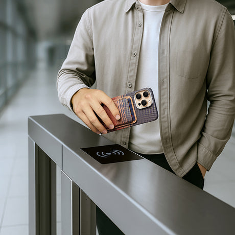 Pitaka Magnetic Woven Serisi Aramid Fiber Magnetik Kartlık