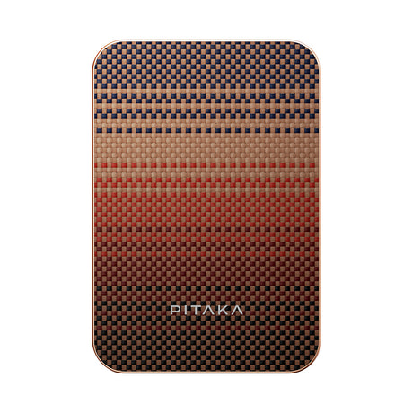 Pitaka Tactile Woven Qi2 Şarj Teknolojili Aramid Fiber M-Safe Powerbank 15W 5000mAh