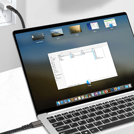 Qgeem 2.Jenerasyon Type-C to Type-C USB3.2 PD Data Kablosu 100W 20Gbps 4K@60Hz 0.5 Metre