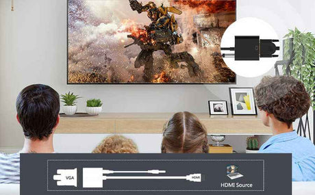 Qgeem QG-HD08 HDMI To VGA Dönüştürücü