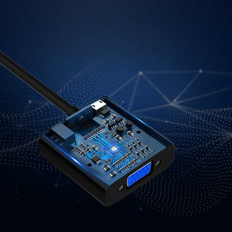 Qgeem QG-HD08 HDMI To VGA Dönüştürücü