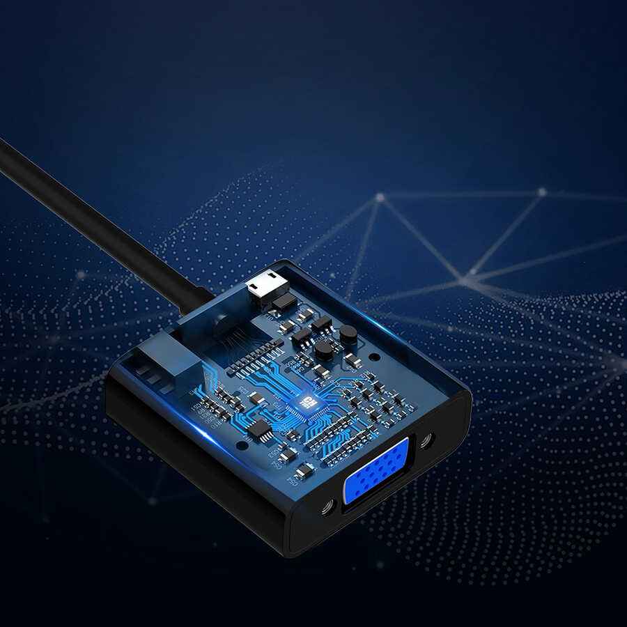 Qgeem QG-HD08 HDMI To VGA Dönüştürücü