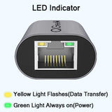 Qgeem QG-UA05 Usb To RJ45 Dönüştürücü