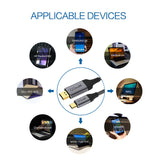 Qgeem QG-UA13 Type-C To Display Port Kablo 3M