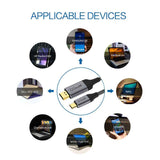 Qgeem QG-UA13 Type-C To Display Port Kablo 3M