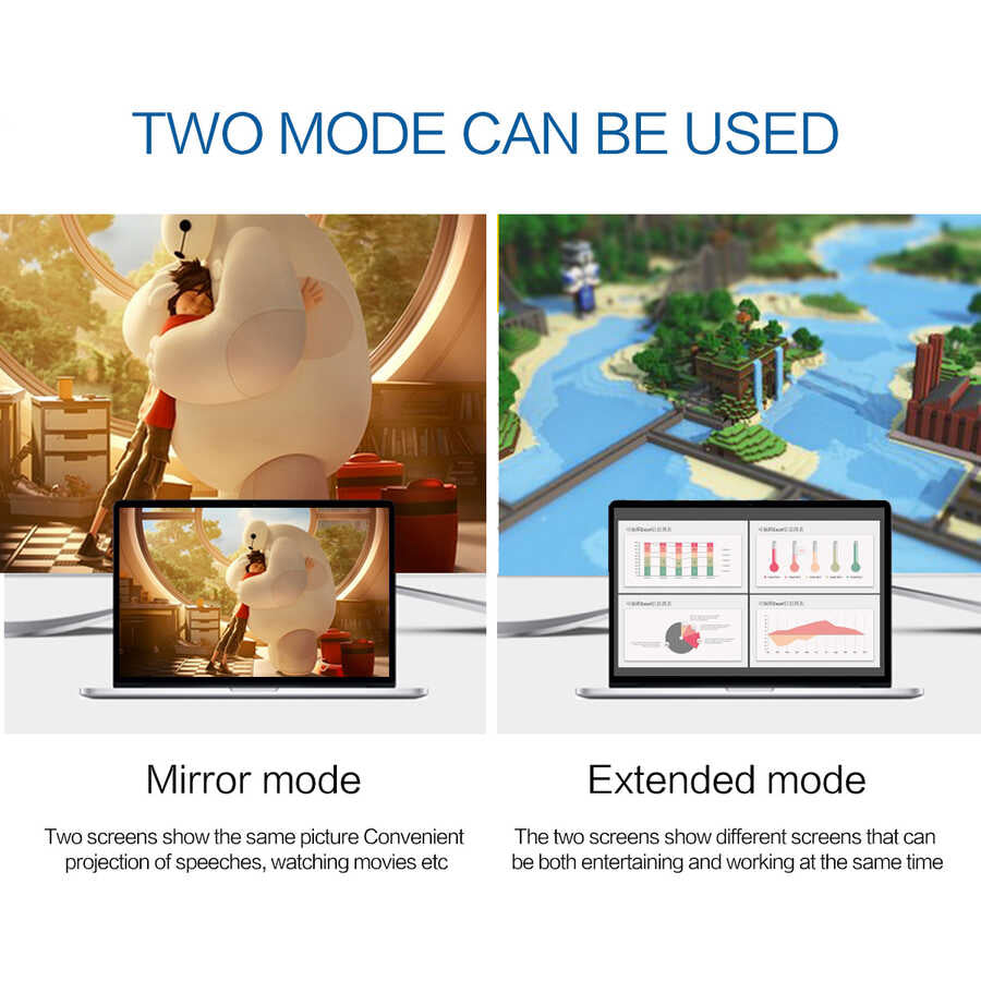 Qgeem QG-UA13 Type-C To Display Port Kablo 3M