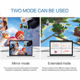 Qgeem QG-UA17 Type-C to VGA Adaptörü Yüksek Çözünürlüklü Dönüştürücü Kablo 1080p 60Hz 3 metre