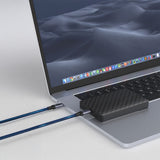 Qgeem QG03 Type-C to Type-C PD 40G 8K@60Hz Data Kablosu 240W 1M