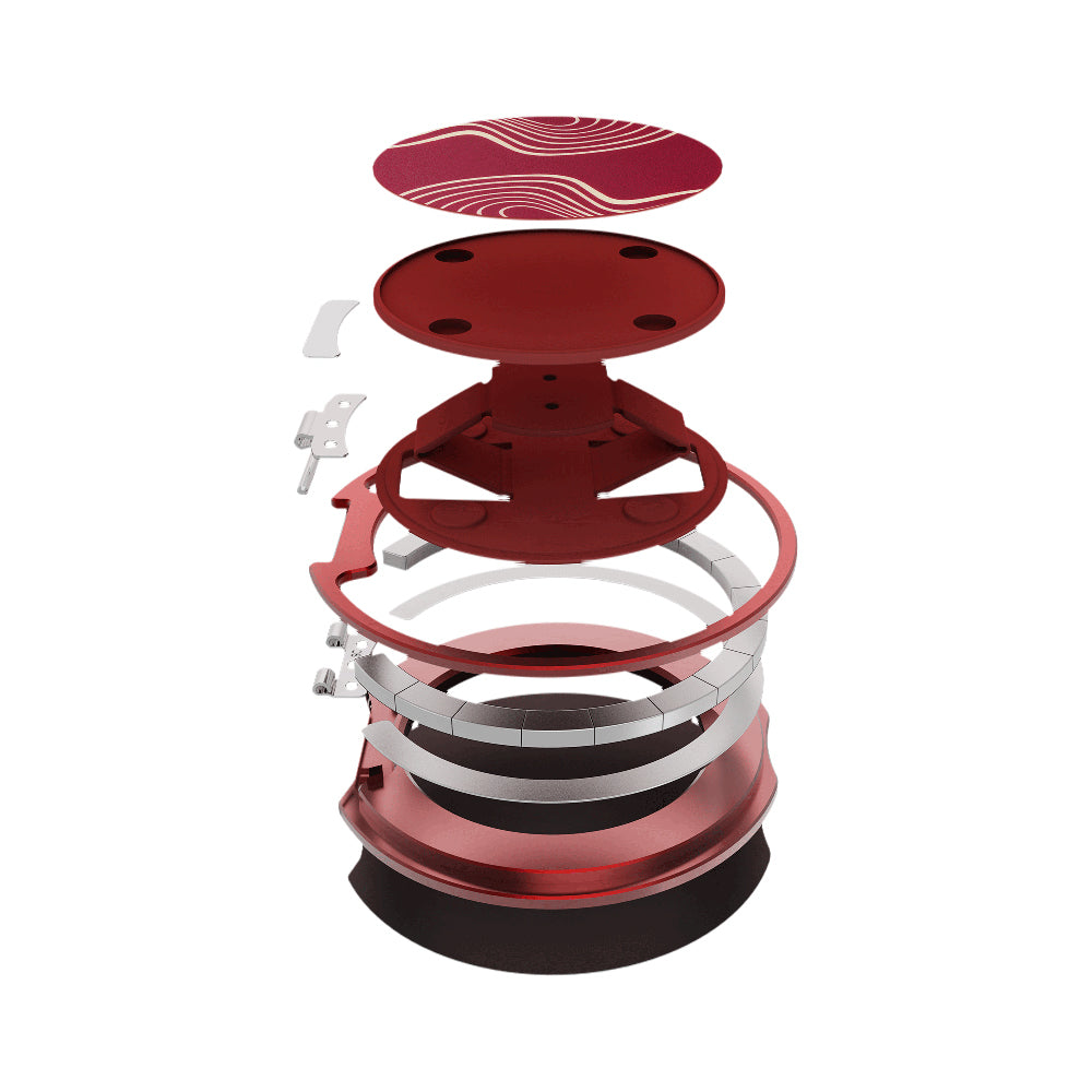 Raptic FreeFlow Grid Serisi 360 Derece Dönebilen Magnetik Ring Stand Telefon Tutucu