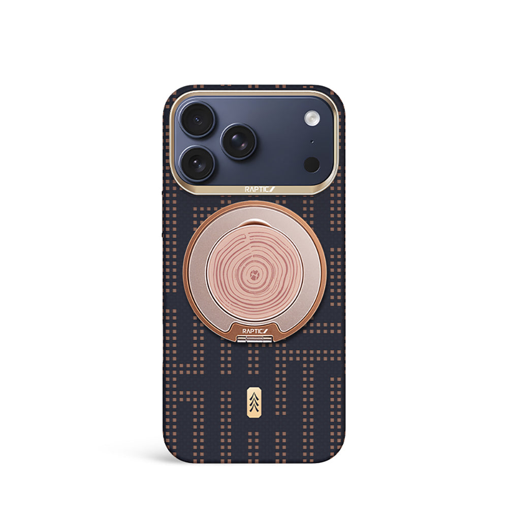 Raptic FreeFlow Grid Serisi 360 Derece Dönebilen Magnetik Ring Stand Telefon Tutucu