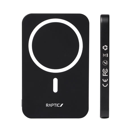 Raptic S4 Aramid-Skin M-safe Şarj Özellikli Ultra İnce 600D Powerbank 15W 5000mAh