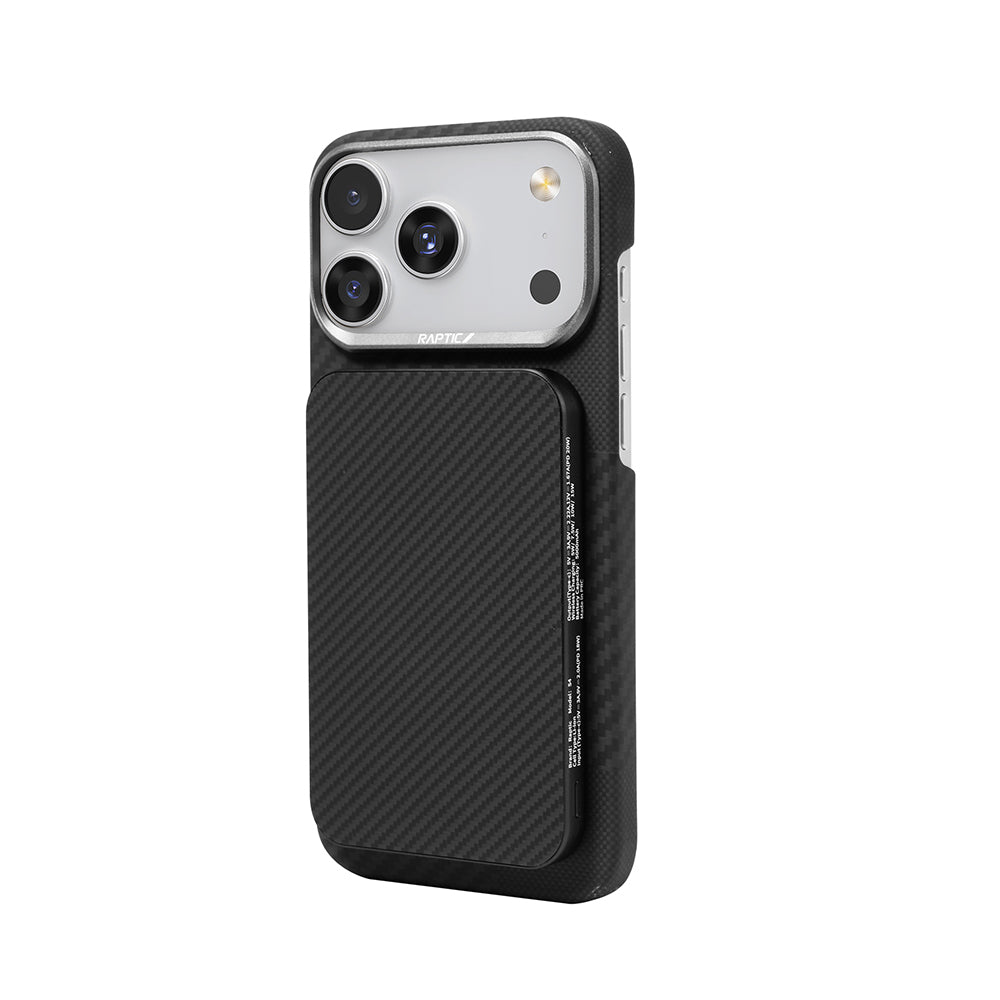 Raptic S4 Aramid-Skin M-safe Şarj Özellikli Ultra İnce 600D Powerbank 15W 5000mAh