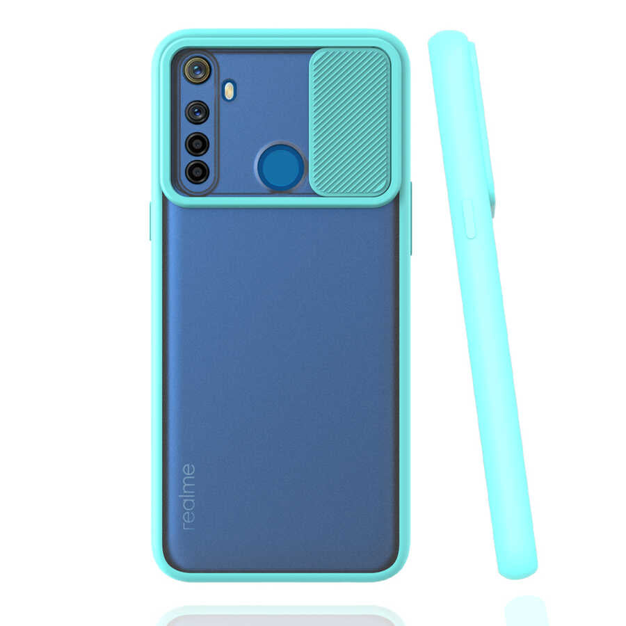 Realme 5İ Kılıf Zore Lensi Kapak