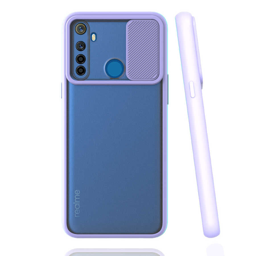 Realme 5İ Kılıf Zore Lensi Kapak