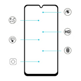 Galaxy M31 Zore Kenarları Kırılmaya Dayanıklı Cam Ekran Koruyucu