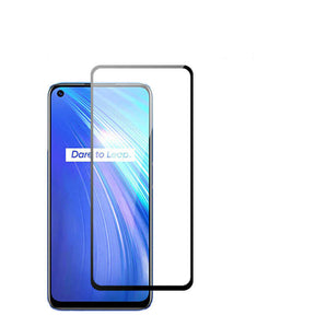 Realme 6 Zore Kenarları Kırılmaya Dayanıklı Cam Ekran Koruyucu