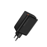 Recci RC103E GaN Teknolojili Hızlı Şarj Başlığı USB-A to Type-C PD 67W Type-C Kablolu Şarj Seti