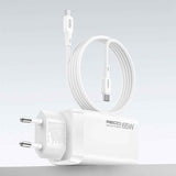 Recci RC123E Type-C PD GaN Teknolojili Mini Hızlı Şarj Seti 65W 1M