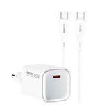 Recci RC132E Type-C PD GaN Teknolojili Mini Hızlı Şarj Seti 45W 1M