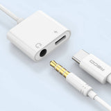 Recci RDS-A02 Type-C 2in1 Şarj ve Ses Adaptörü