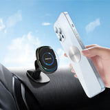 Recci RHO-C18 Güçlü Magnetik 360 Derece Dönebilen Düz Zemin Araç Telefon Tutucu