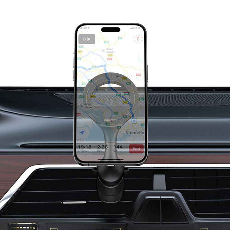 Recci RHO-C42 M-safe Magnetik 360° Dönebilen Havalandırma Tasarım Araç Telefon Tutucu