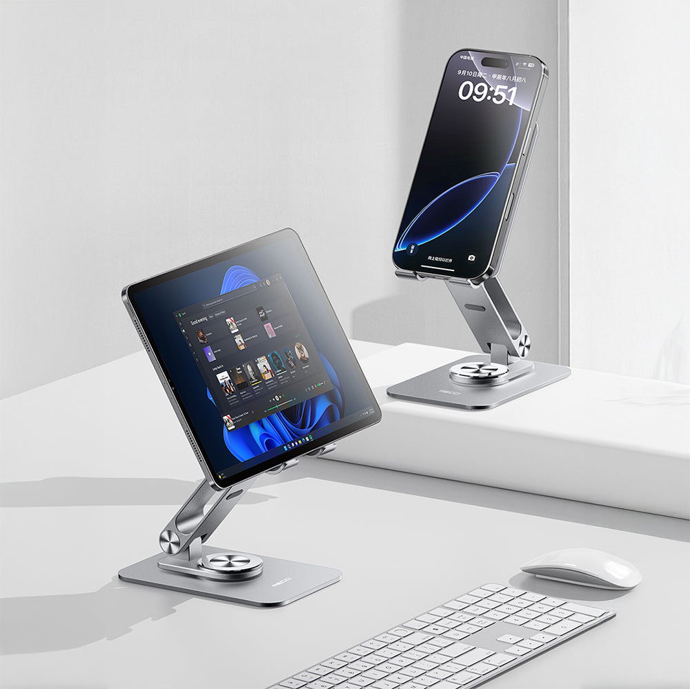 Recci RHO-M22 Ayarlanabilir Katlanabilir 360 Derece Dönebilen Telefon ve Tablet Standı
