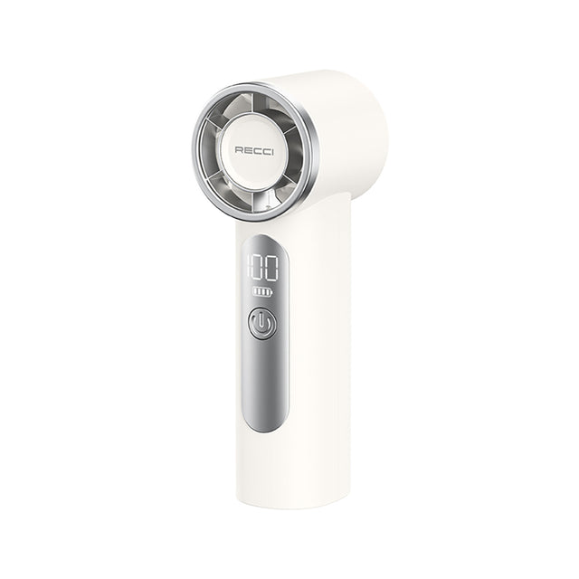 Recci RLS-F07 Dijital LED Göstergeli 6 Kademeli Mini Soğutucu El Fanı