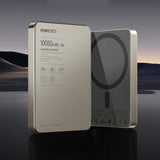 Recci RP26 PD 20W Ultra İnce Hızlı Şarj Özellikli Wireless Powerbank 15W 10000mAh