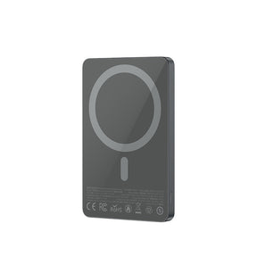 Recci RP33 PD 20W Ultra İnce Led Göstergeli Hızlı Şarj Özellikli Wireless Powerbank 15W 5000mAh