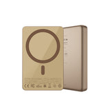 Recci RP35 PD 20W Led Göstergeli Hızlı Şarj Özellikli Wireless Powerbank 15W 10000mAh