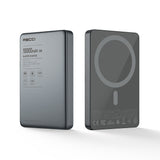 Recci RP35 PD 20W Led Göstergeli Hızlı Şarj Özellikli Wireless Powerbank 15W 10000mAh