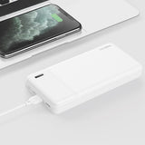 Recci RPB-N16C Ultra İnce Hızlı Şarj Özellikli Led Işık Göstergeli Wireless Powerbank 10000mAh