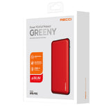 Recci RPB-P05 Greeny Serisi LED Işık Göstergeli Hızlı Şarj Özellikli Taşınabilir Powerbank 22.5W 10000mAh