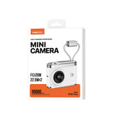 Recci RPB-P66 PD 20W Hızlı Şarj Özellikli Type-C & lightning Kablolu Powerbank 22.5W 10.000mAh