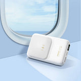 Recci RPB-W10 Polaris Serisi Çift Kablolu LED Dijital Göstergeli Wireless Powerbank 15W 10000mAh