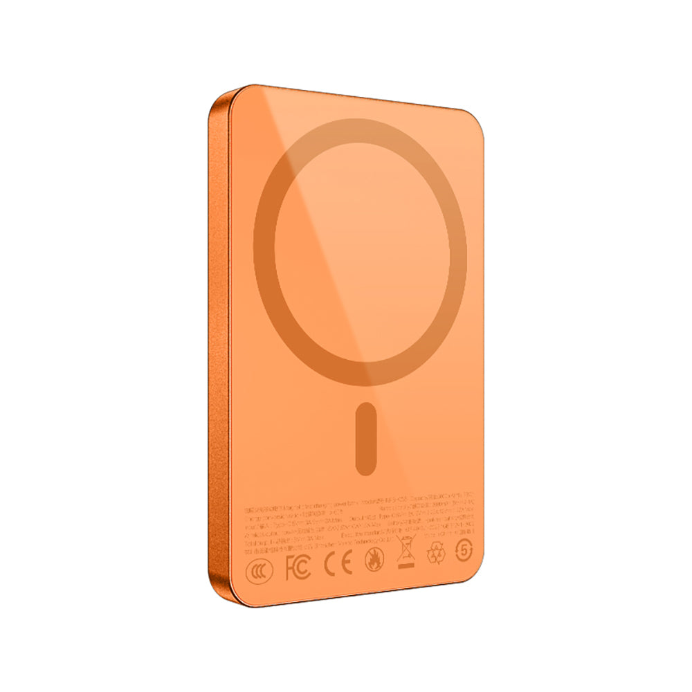 Recci RPB-W35 Ultra İnce PD 20W Hızlı Şarj Özellikli Wireless Powerbank 15W 5000mAh