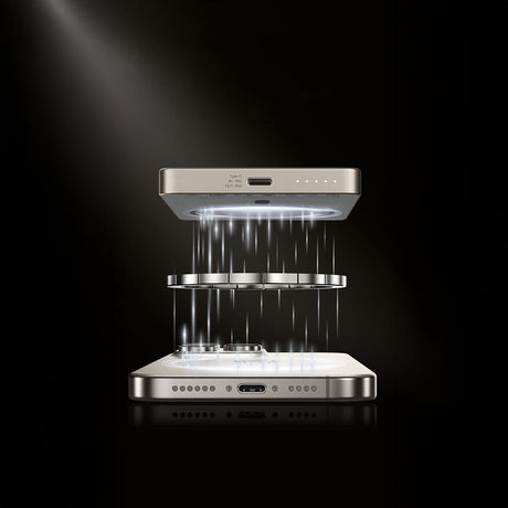 Recci RPB-W36 Ultra İnce PD 20W Hızlı Şarj Özellikli Wireless Powerbank 15W 10000mAh