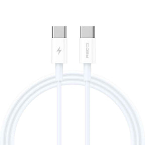 Recci RS06CC Type-C to Type-C PD 65W Hızlı Şarj Özellikli Data ve Şarj Kablosu 1M